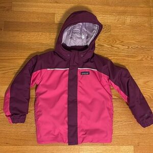EUC Patagonia girls size 4T pink winter jacket
